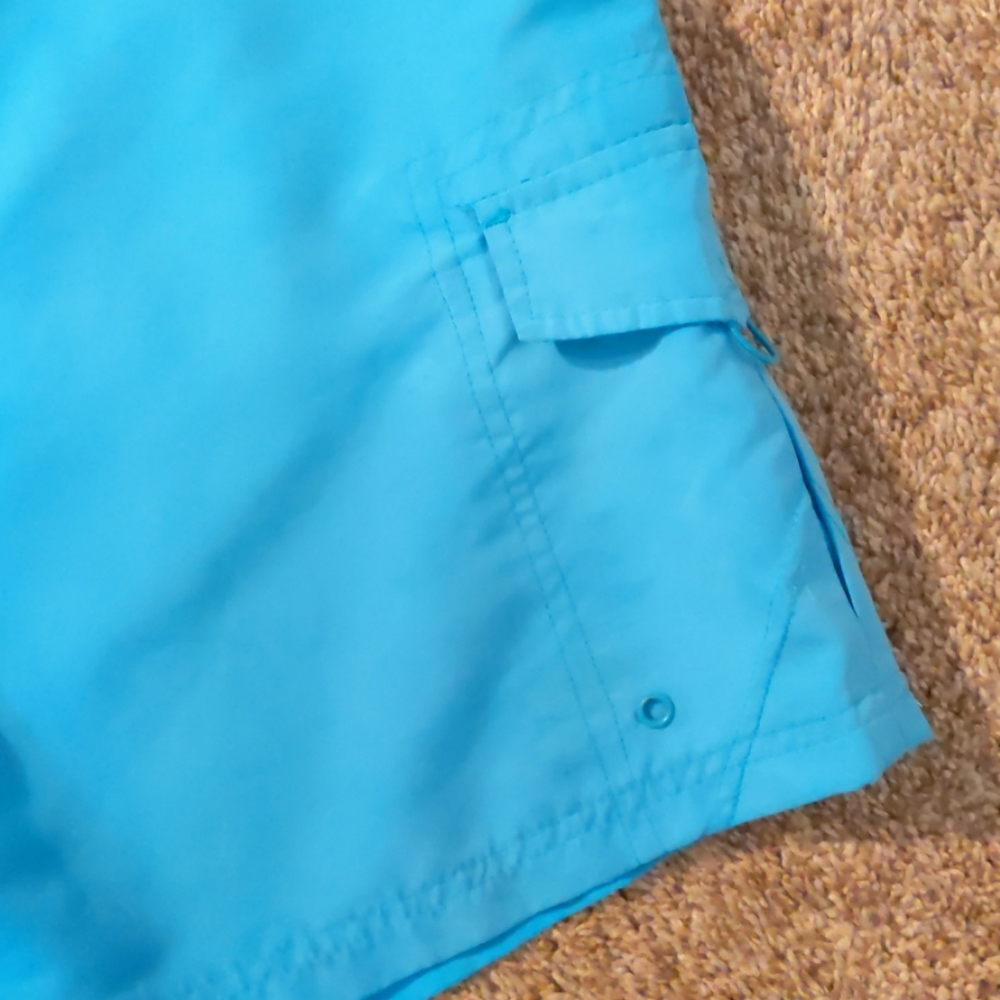 Hawaiian Authentics Aqua Blue Swim Trunks . Sz XL - Picture 5 of 9